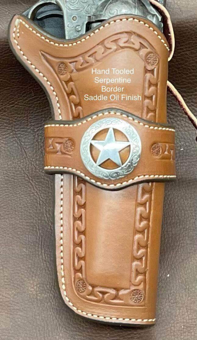 *Made to Order* LH/RH Rancher Cowboy Holster Single or Double Action Revolvers w/Concho
