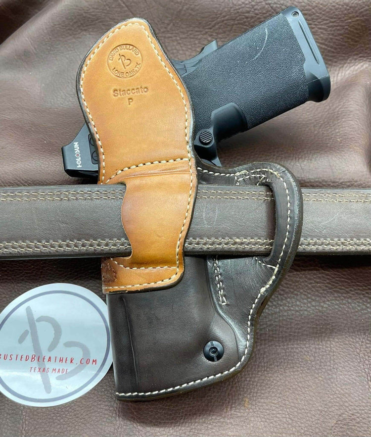 *Made to Order* LH/RH Raptor Holster with Basket Weave Reinforcement/Concho Made for Your Gun