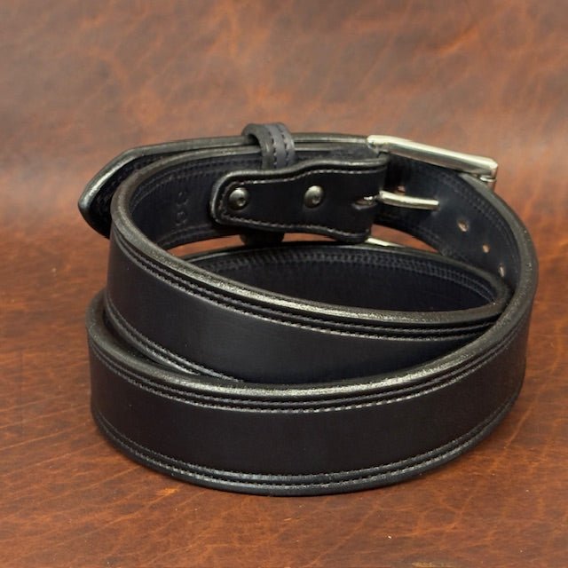 *Made to Order* Premium Leather Carry Belts Double Stitch - Busted B Leather