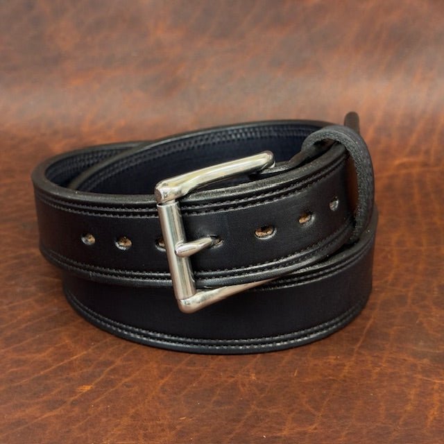 *Made to Order* Premium Leather Carry Belts Double Stitch - Busted B Leather