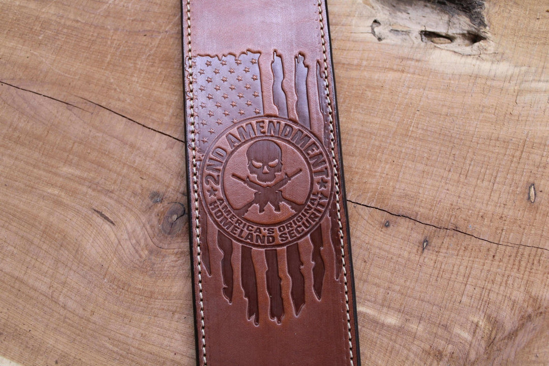 *Made to Order* Rifle Sling w/ Stamp &amp; 2 Bullet Loops