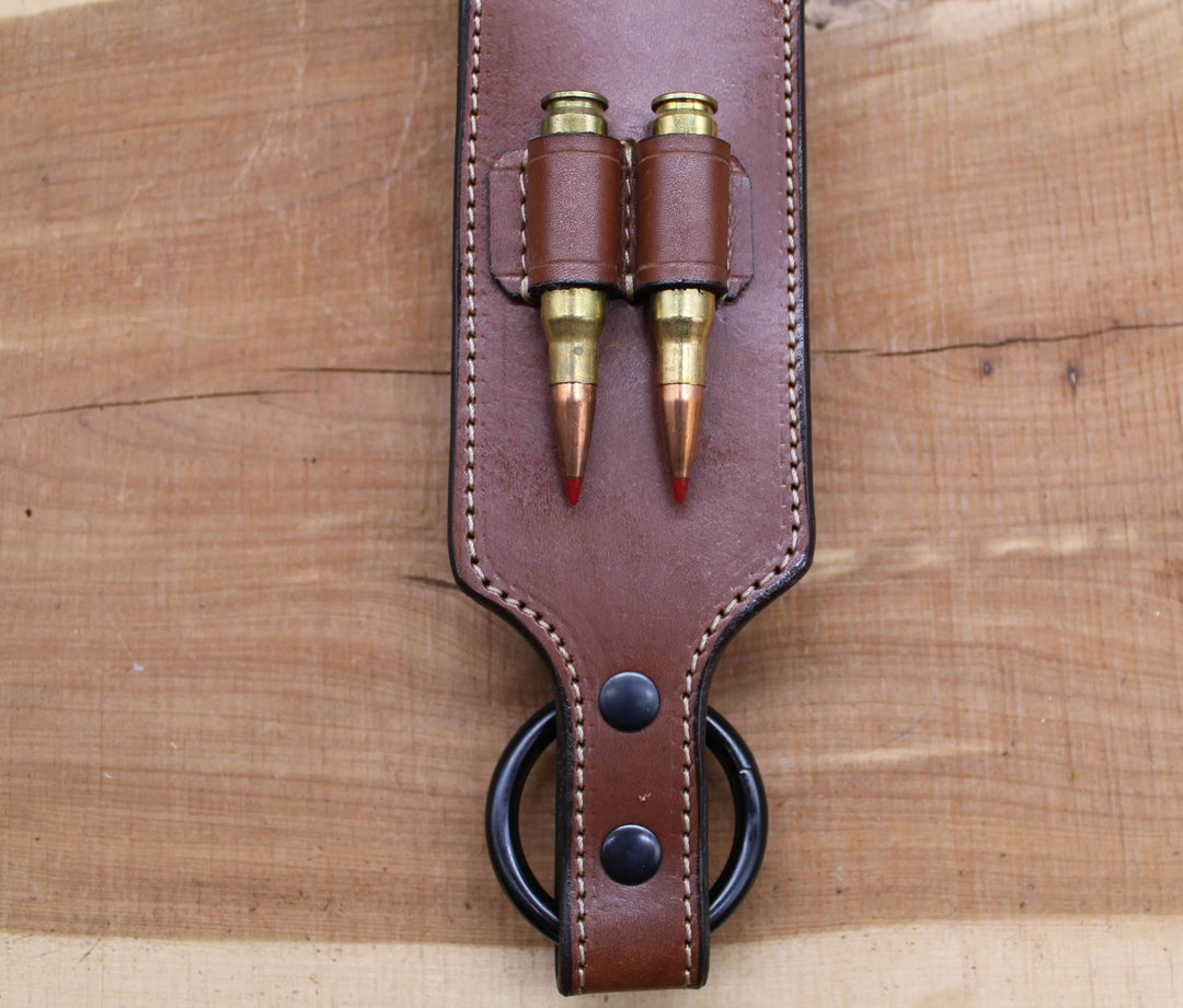 *Made to Order* Rifle Sling w/ Stamp &amp; 2 Bullet Loops