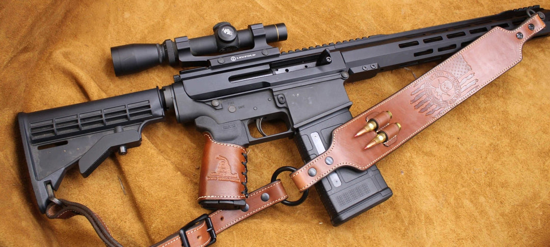 *Made to Order* Rifle Sling w/ Stamp &amp; 2 Bullet Loops