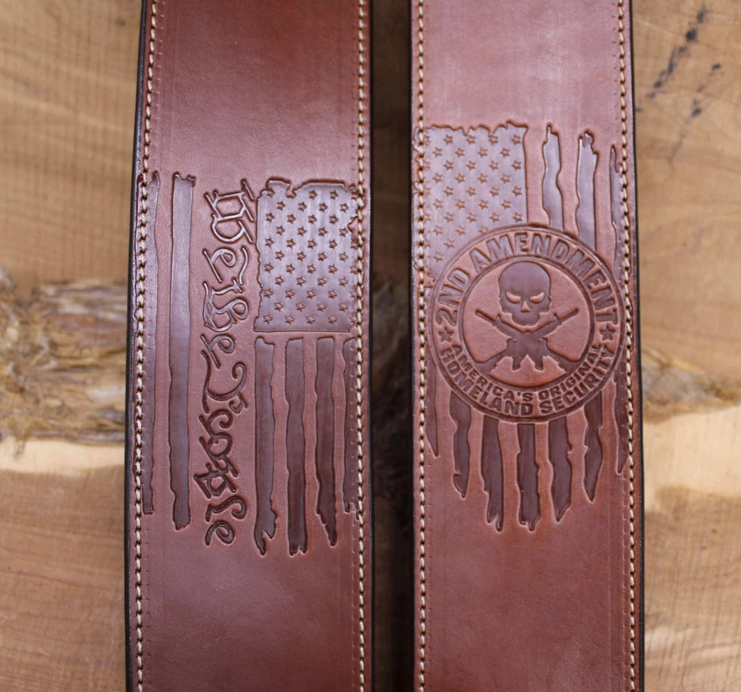 *Made to Order* Rifle Sling w/ Stamp &amp; 2 Bullet Loops