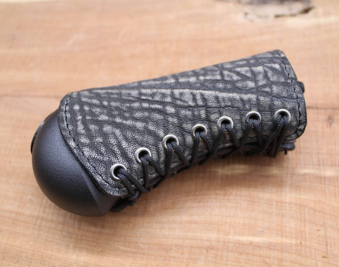 *Made to Order* Tactical Exotic Leather Grip Wrap - Fits Mossberg Raptor-Style &amp; Remington Shotguns