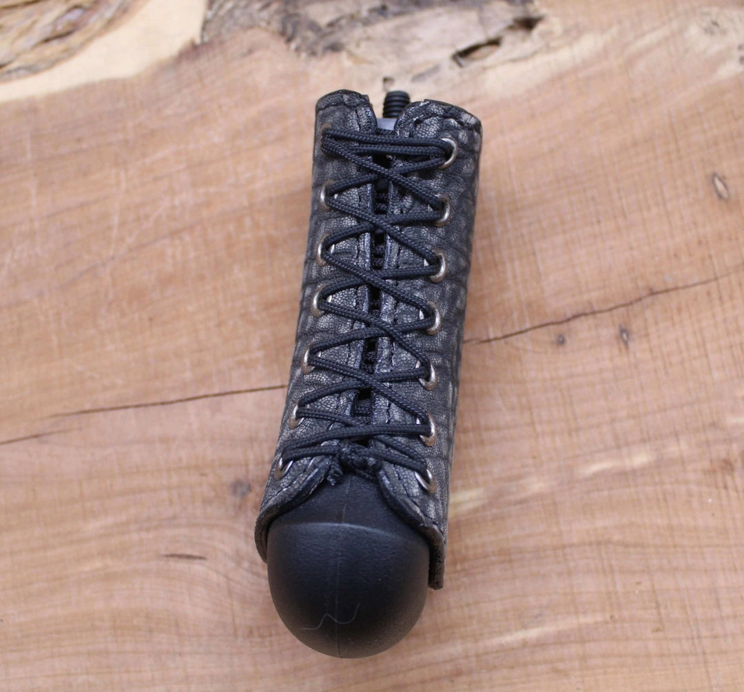 *Made to Order* Tactical Exotic Leather Grip Wrap - Fits Mossberg Raptor-Style &amp; Remington Shotguns