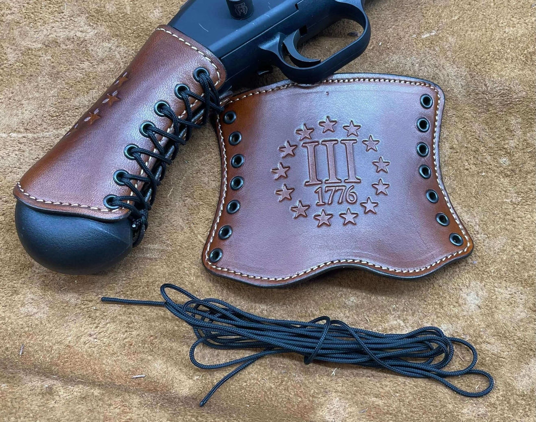 *Made to Order* Tactical Leather Grip Wrap – Raptor &amp; Aftershock Compatible
