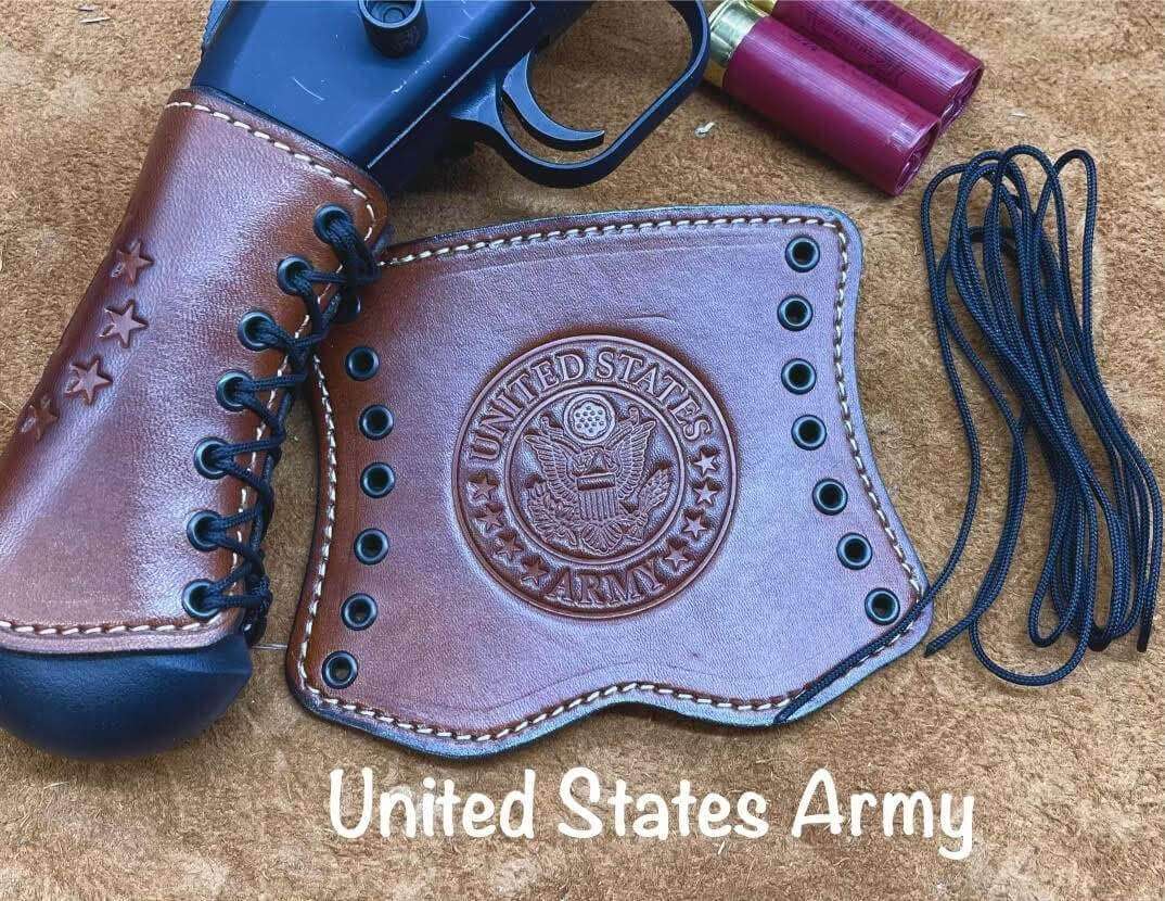 *Made to Order* Tactical Leather Grip Wrap – Raptor &amp; Aftershock Compatible