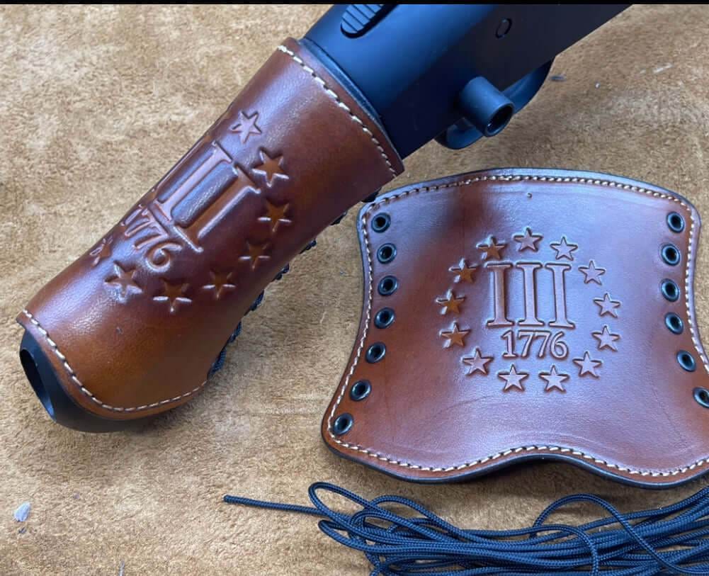 *Made to Order* Tactical Leather Grip Wrap – Raptor &amp; Aftershock Compatible