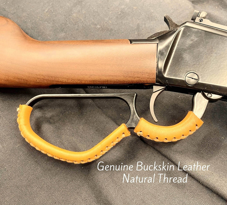 *Made to Order* Tooled Leather Butt-Cover w/Ammo Loops Lever-Action Rifles Winchester, Marlin, Henry, Rossi