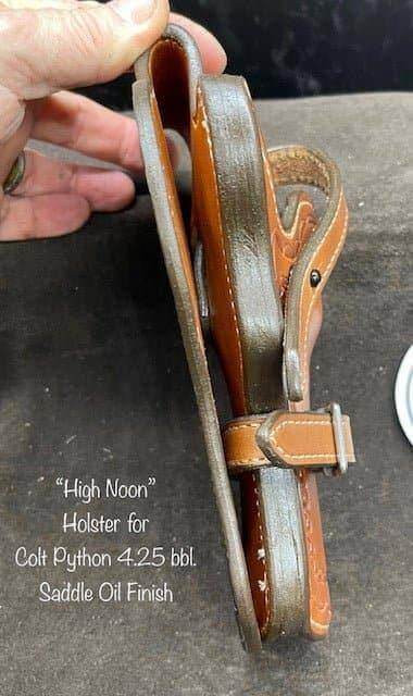 *Made to Order* LH/RH High Noon Western Holster for Double Action Revolvers Colt, S&amp;W, &amp; Ruger