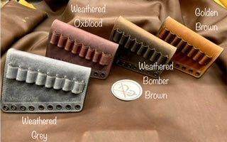 *Made to Order* Leather Butt-Cover w/Ammo Loops for Lever Action Guide Guns Marlin, Henry, Chiappa, S&amp;W in Genuine Water Buffalo