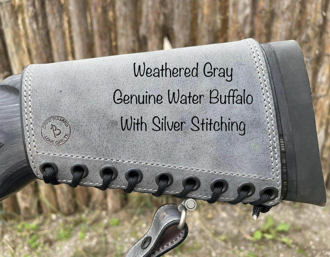 *Made to Order* Leather Butt-Cover w/Ammo Loops for Lever Action Guide Guns Marlin, Henry, Chiappa, S&amp;W in Genuine Water Buffalo